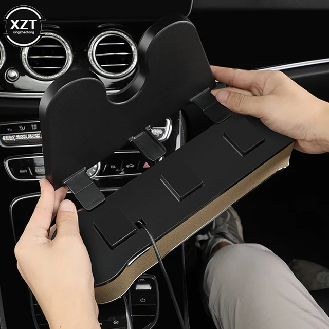 Multi-funktionale Auto Sitz Lücken Organizer Lagerung Box Vorne Sitz  Konsole Seite Tasche mit Zwei USB Lade Seite Tasche j60F - AliExpress