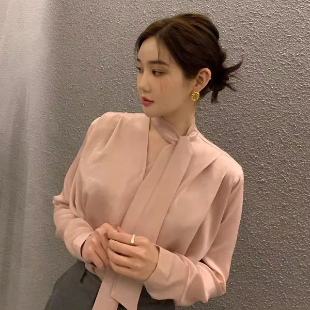 틈새 디자인 가을 올 매치 셔츠