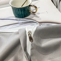 High-quality Embroidered Queen Bedding Set King Size Soft Skin Friendly Duvet Cover Set with Bed Sheet Simple Blanket Cover Sets 6