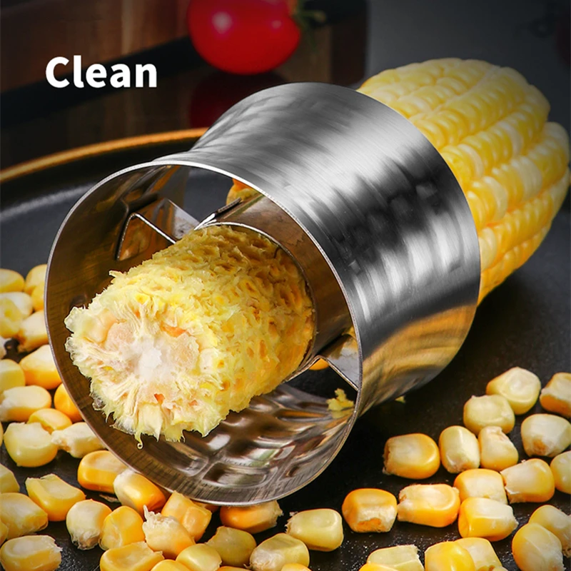 Corn Peeler Corn Stripper Cob Cutter Remover 304 Stainless Steel Non-Slip Serrated Blade Kitchen Tools fruit vegetable peeler,vegetable stripper