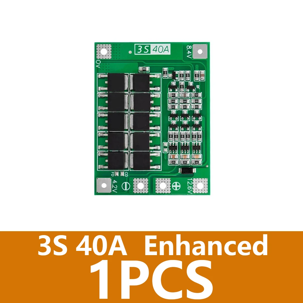 BMS 4S 16.8V 40A Per Pacco Batterie Li-ion 18650 - Scheda Protezione Per Trapano