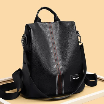 2024 nuovo zaino da donna di marca di lusso zaini di semplicità in pelle di alta qualità borse da viaggio per il tempo libero borse da scuola di moda per ragazze