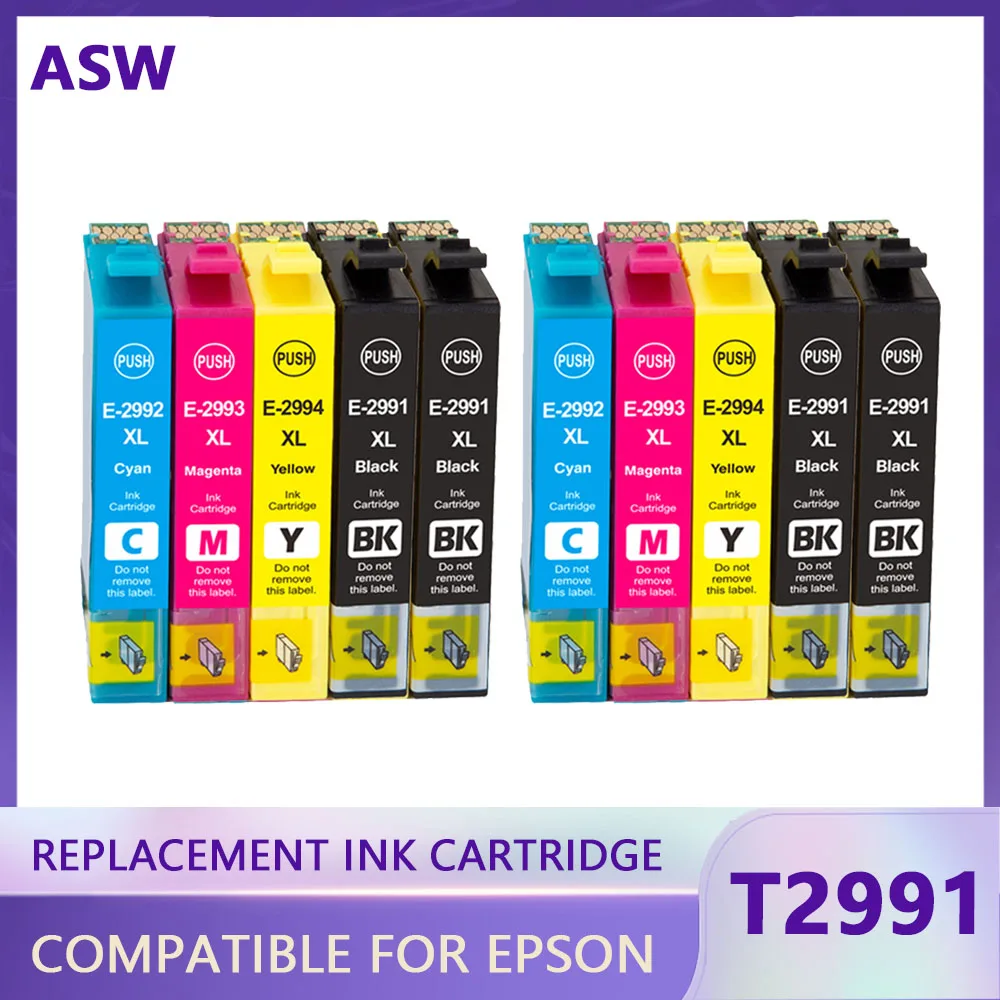 

10PCS 29XL T2991 T2991XL T29XL compatible For Epson ink Cartridges XP 235 247 245 332 335 342 345 435 432 445 442 printer xp235