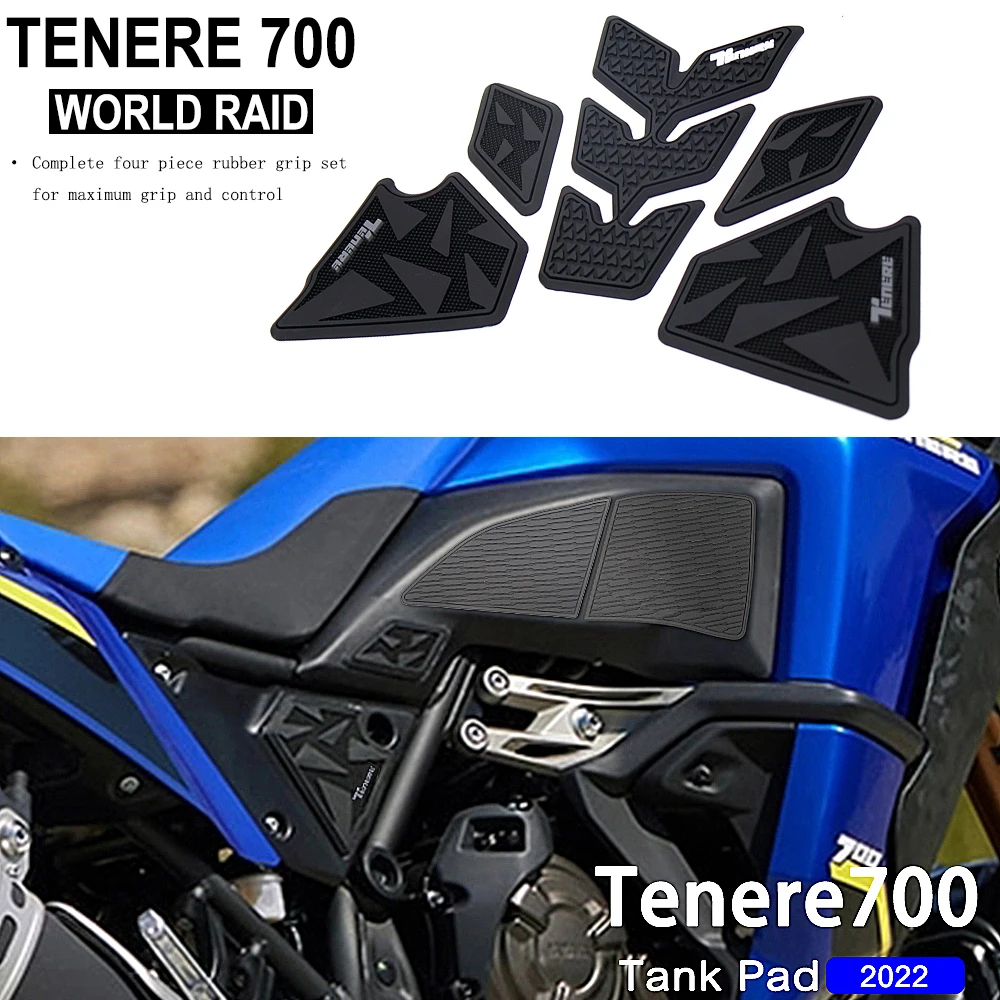 

2022 Tenere 700 World Raid коврик для топливного бака мотоцикла протектор Наклейка газовый наколенник для YAMAHA Tenere700 наклейки T700 T7