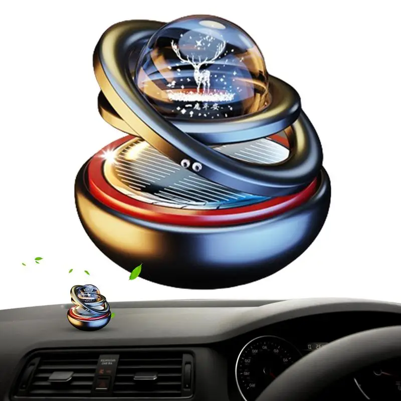 

Solar Car Aromatherapy Solar Energy Car Air Freshener Car Scents Diffuser Decorative Unique Elegant Durable Auto Interior