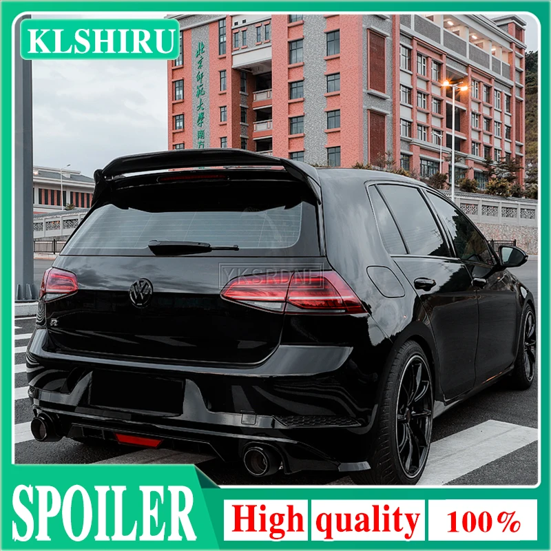 Автомобильный спойлер для заднего крыла из углеродного волокна Volkswagen GOLF7 MK7 GTI или