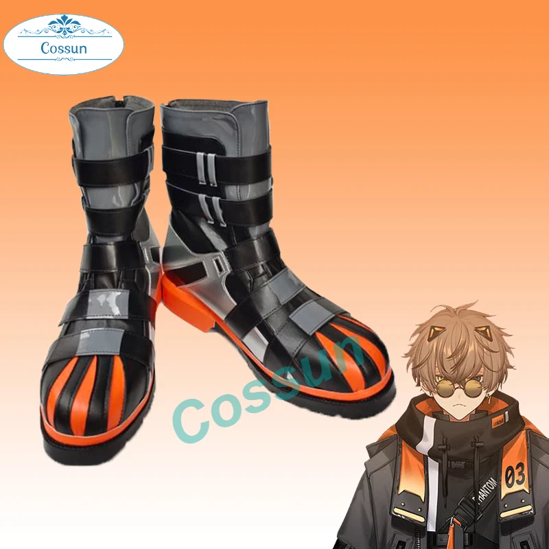 

Anime! Vtuber NIJISANJI Nocytx Alban Knox Game Shoes Boots Gorgeous Handsome Cosplay Costume Halloween Party Outfit