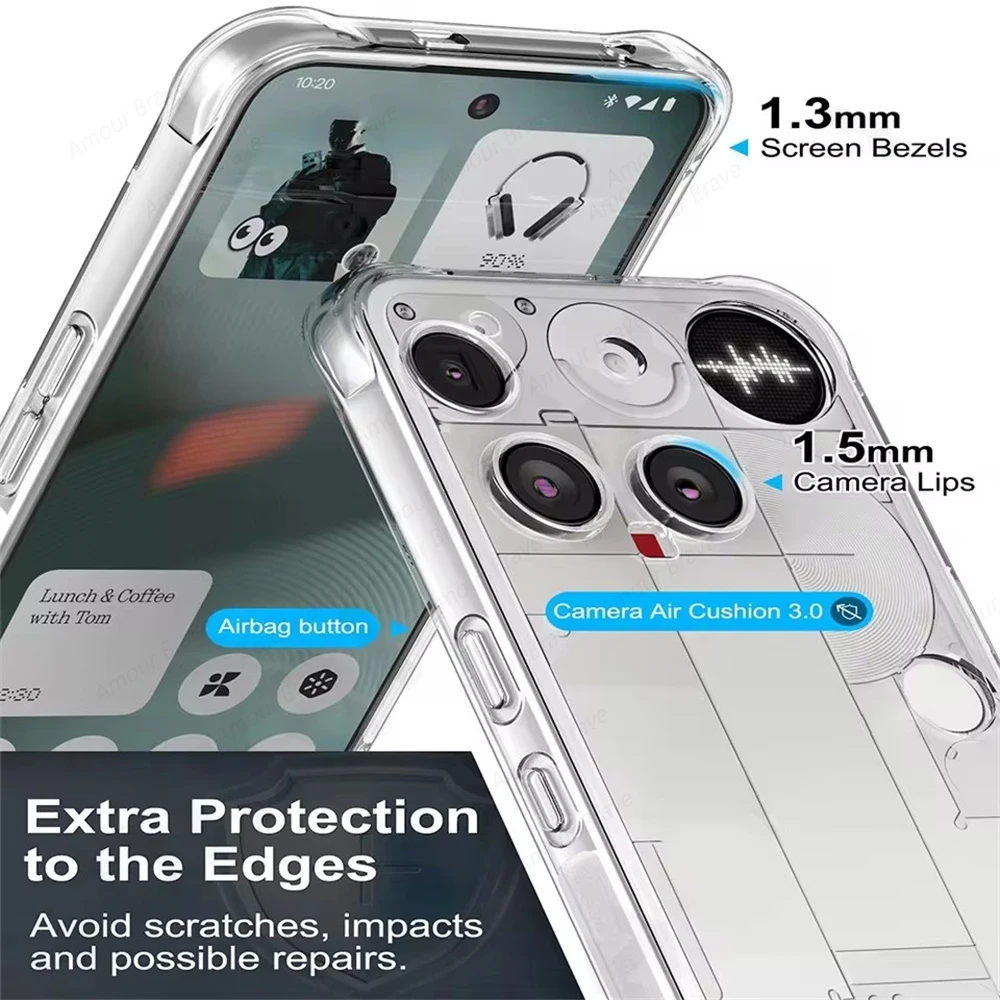 Ultra Slim Clear Shockproof TPU Phone Case