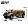 COOLBANK WWII German Commander Car Military Car Truck Vehicle 1/18 Scale 2.4 Ghz Remote Control Car Toys For Adults Boys Gifts 4