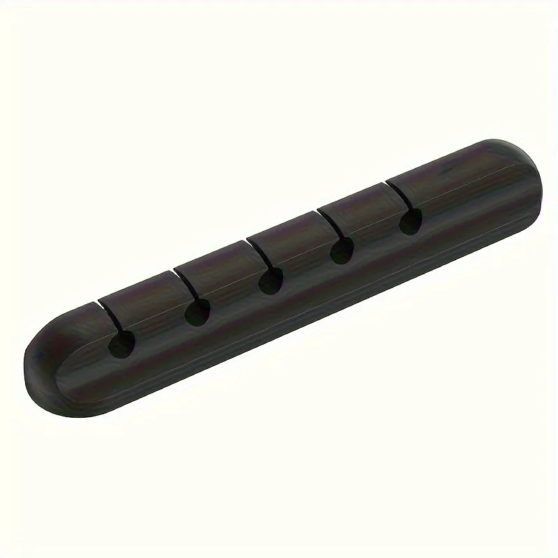 Multi-Groove Cable Organizer for Easy Wire Management, Ideal for Desktops, Homes, Offices, and Bedside Tables
