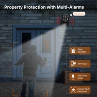 WONSDAR caméra extérieure Wifi PTZ trois objectifs ou double objectif caméra IP suivi automatique couleur Vision nocturne Surveillance vidéo CCTV iCsee 4
