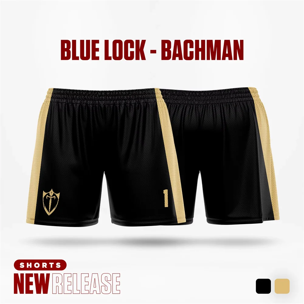 Blue Lock B. Munchen 10 Cartoon Anime Football Jersey Men Women Children Shorts Pants Summer Casual Sport Bottoms Dust Proof