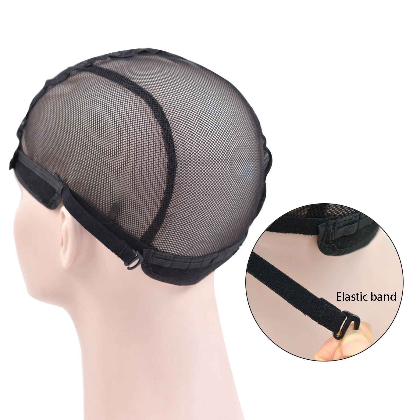 1pc Black Lace Wig Caps for Women with Adjustable Straps to Hold Wigs in Place for Wig Making Wigs Hair Net wig caps,hair nets