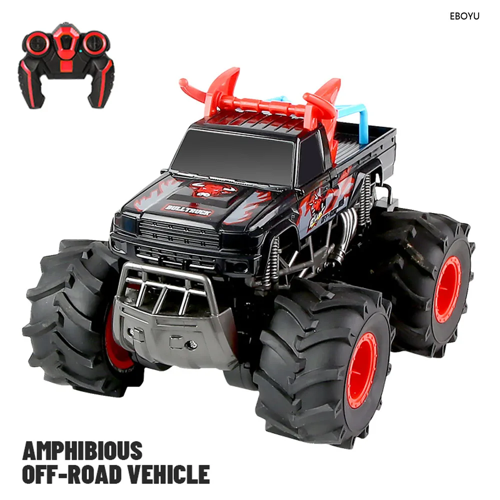 

JJRC Q135 Amphibious Off Road Climbing RC Car 1:16 Water & Land 4WD Remote Control Racing Car All Terrain Waterproof Car RTR