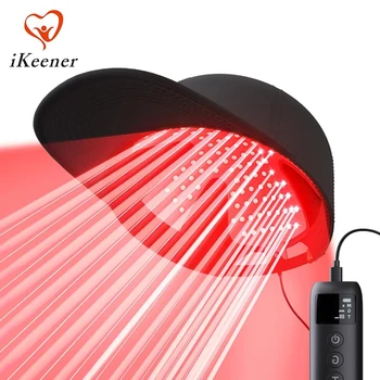 Dispositivo Laser per la Crescita dei Capelli con Luce Rossa 650NM e Luce Blu 430NM, Terapia Anticaduta con Interno Rimovibile per Rilassamento
