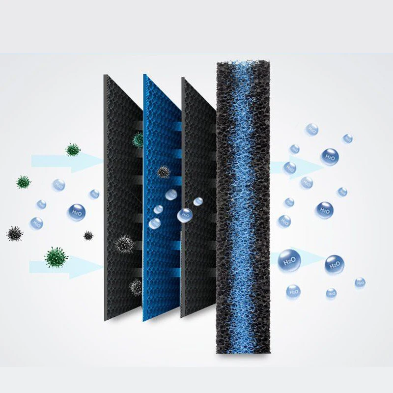 Activated Carbon Filter Media Aquarium Bio-Sponge Cotton High-density Water Purification Fish Tank Sponge Aquarium Accessories