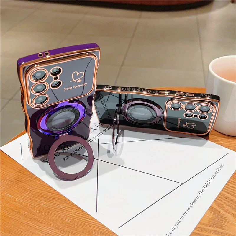 Rotatable Magnetic Kickstand Shockproof Phone Case - Anti-Drop Protection Cover