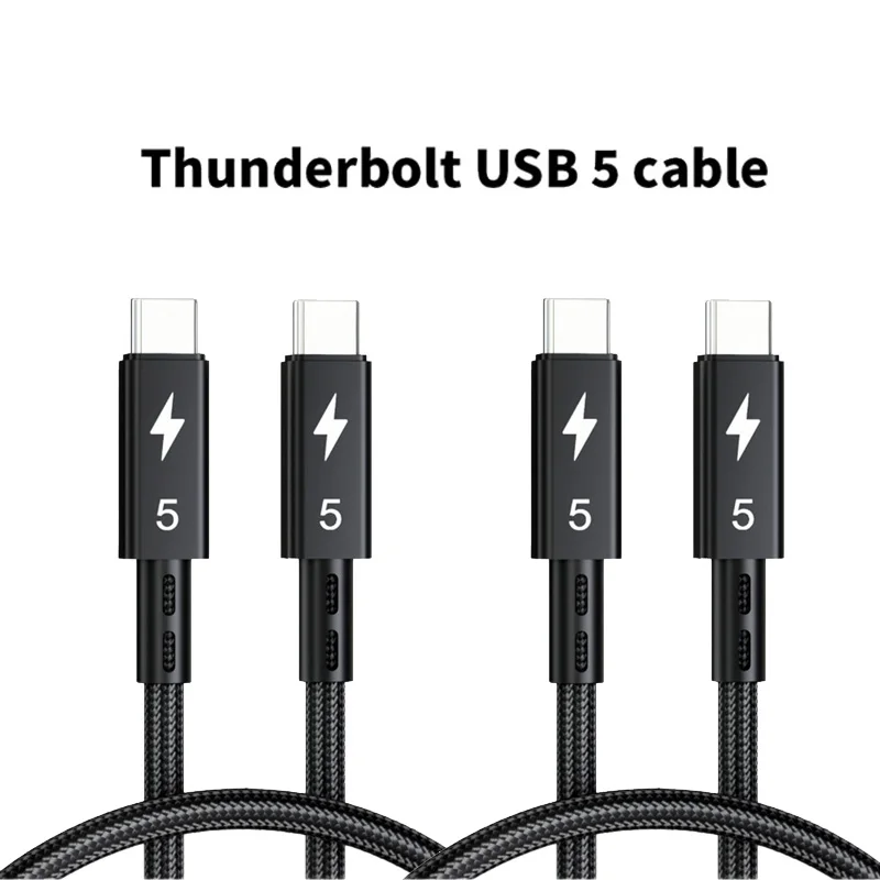 Ultra High-Speed Thunderbolt Data Cable with 240W Power Delivery and 8K60Hz Support