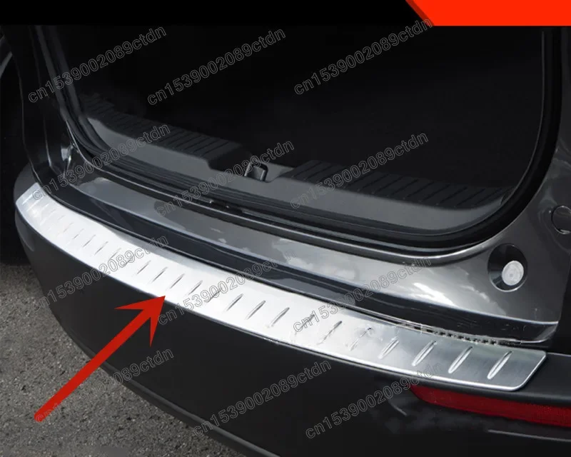 

stainless steel Rear Bumper Protector Sill Trunk Tread Plate cover Trim For Mazda CX30 CX-30 2020 2021 Car Accessories H