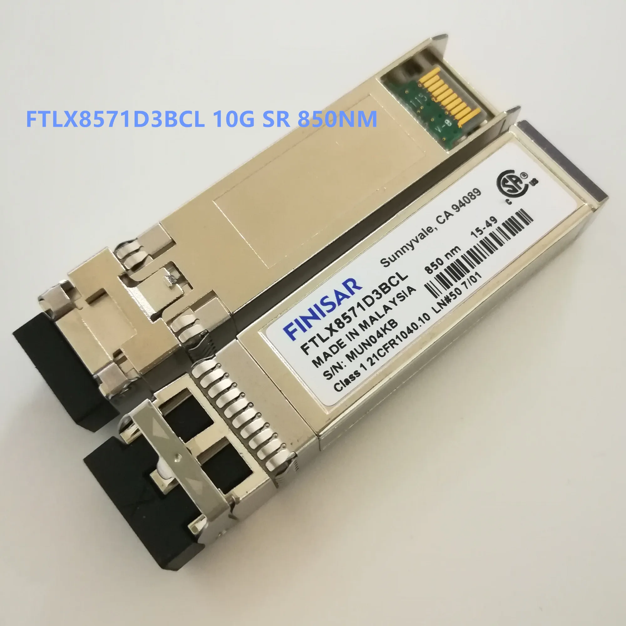 1PCS Finisar Fiber Transceiver Module 10G SFP 850NM Optical FTLX8571D3BCL FTLX8571D3BNL-E5 FTLX8571D3BCL-EM FTLX8574D3BCL FTLX8574D3BNL-E5