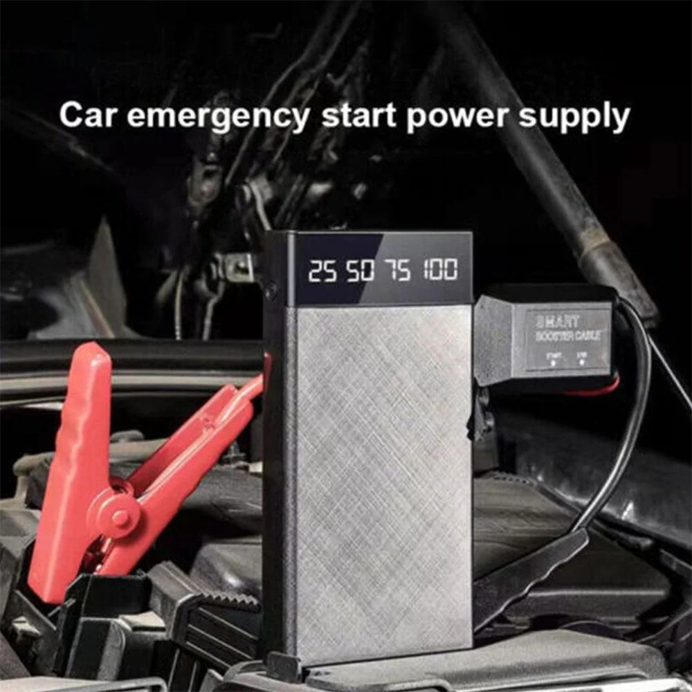Car Jump Starter Auto Power Bank 10000mAh 12V Portable Car Battery Starter Booster Charger Emergency Battery Starting Device