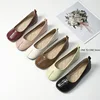 41-43Tabi Ninja Shoes Woman Microfiber Leather Comfy Flats Split Toe Slippers Soft Bottom Loafers Brief Ladies Trotter Moccasins 1
