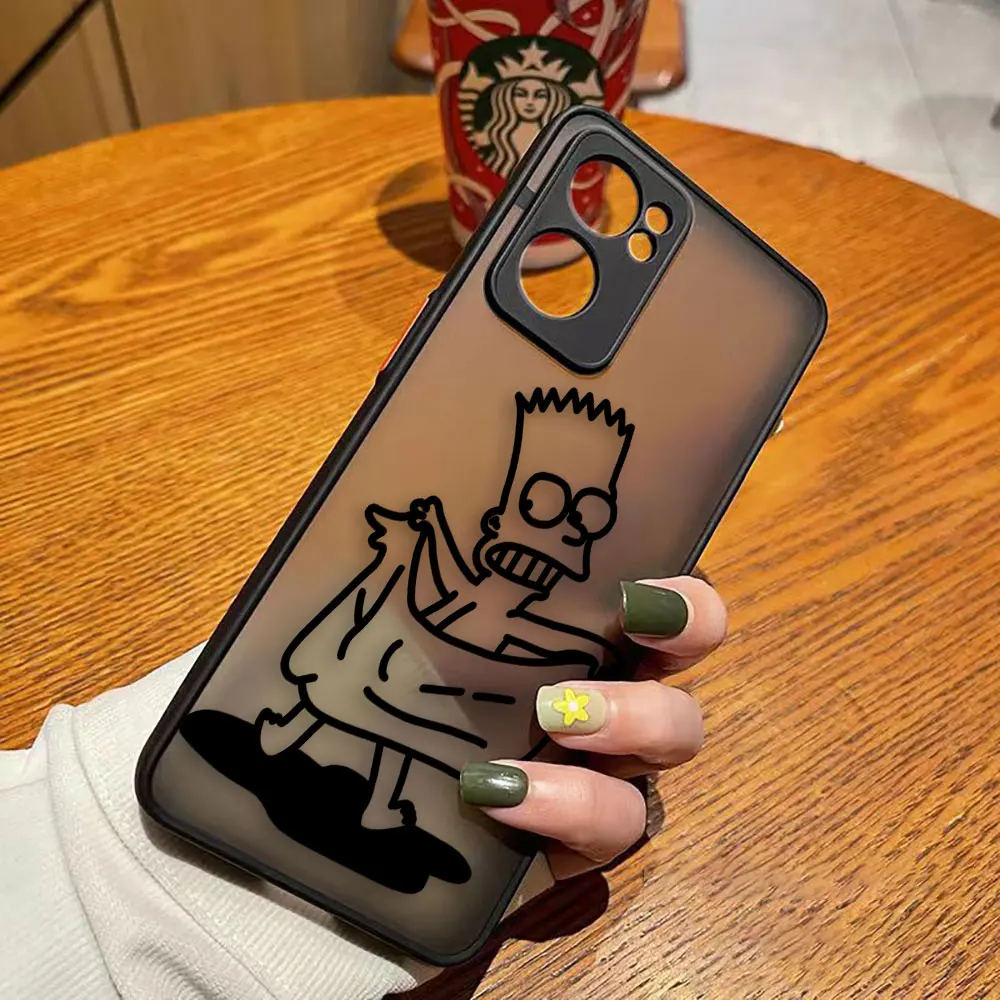 thumbnail image 1 of Funda de teléfono mate para OPPO RENO 8 8T 7Z 7 6Z 6 5 4 3 PRO PLUS 4G 5G Funda rígida Funda Coque Capa Funda película The S-Simpsons-S, 1 of 5