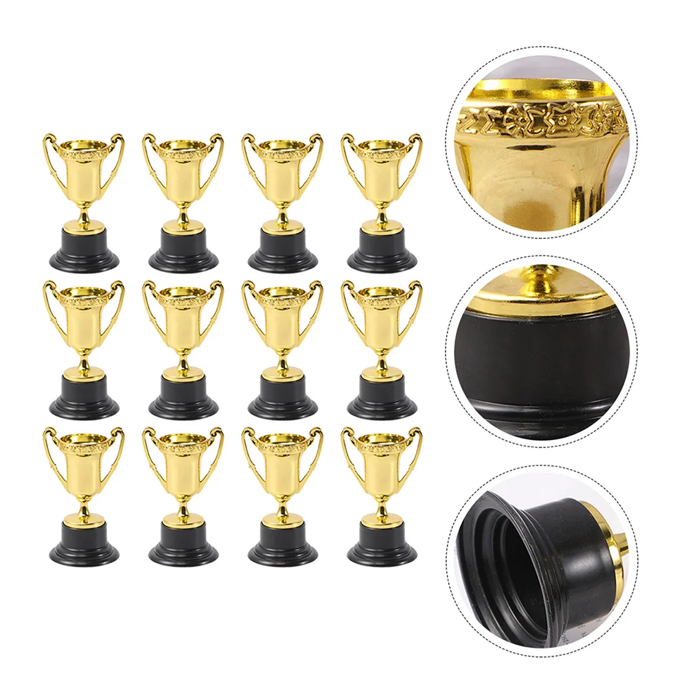 Children's Trophy Decorative Cup 10 Pcs Plastic Multi-function Mini Award Accessory Small plastic trophy toys