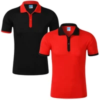 POLO à manches courtes pour hommes et femmes, vêtements de couple printemps-été, tenue d'équipe, peut être personnalisée avec des logos imprimés 1