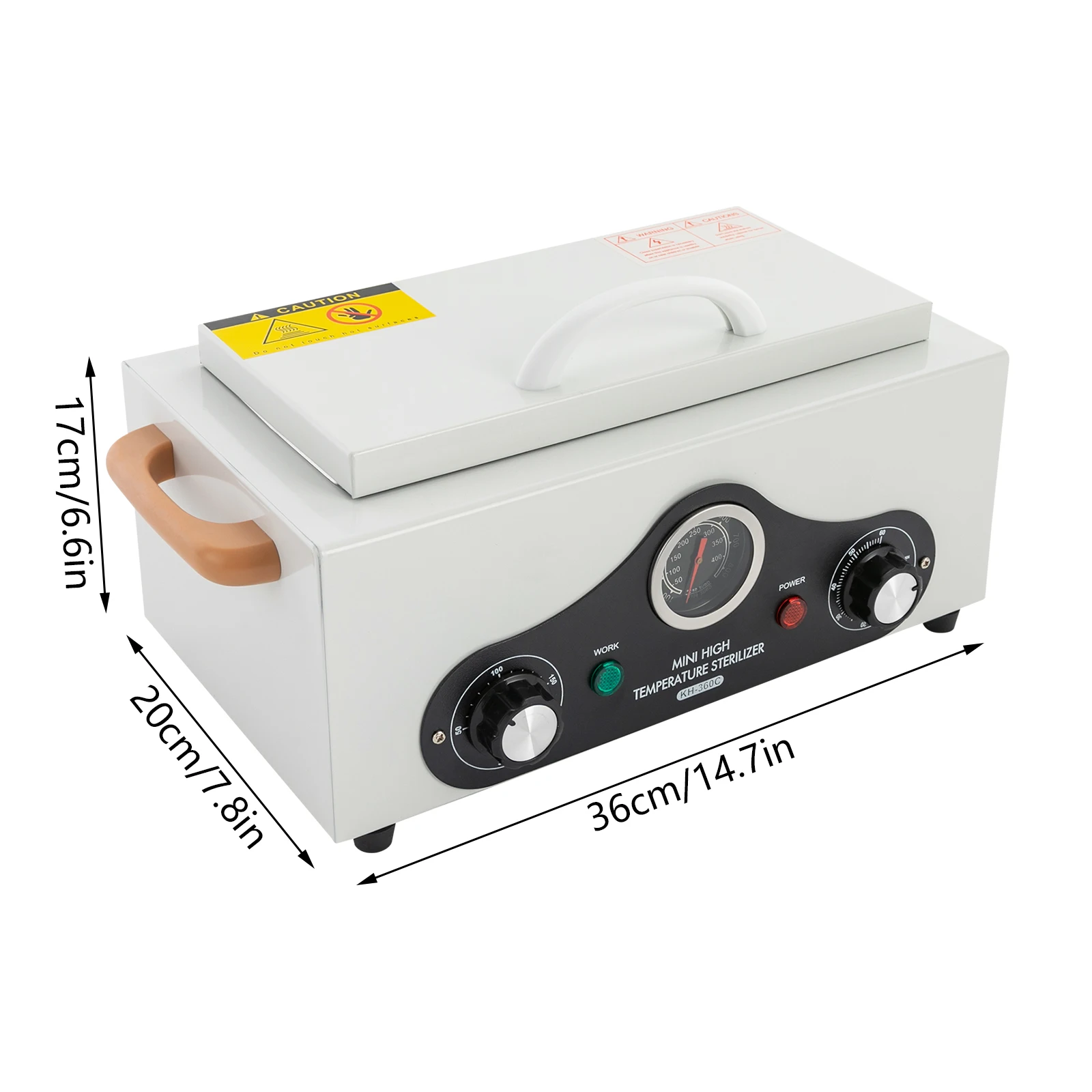 Trockenhitze-Sterilisator 300 W für Nagelwerkzeuge aus Edelstahl