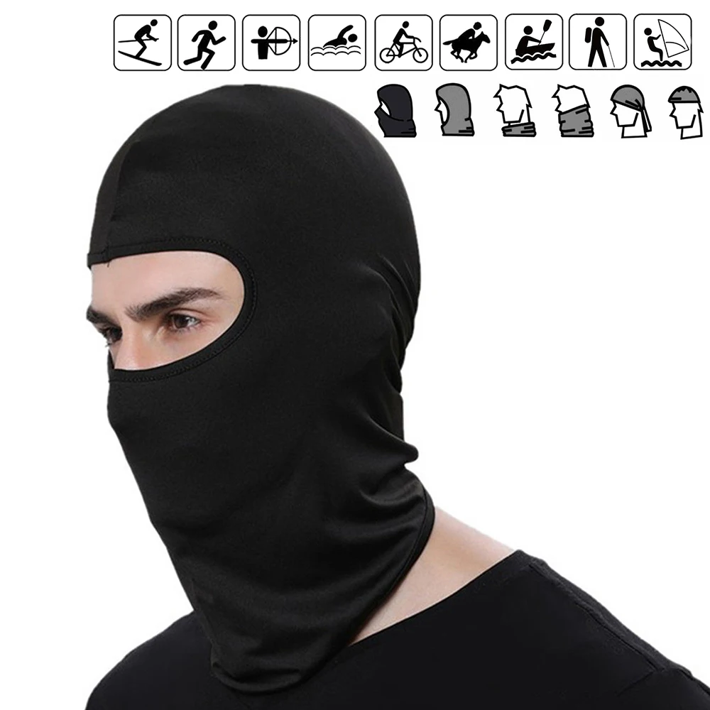 

Outdoor Sports Neck Motorcycle Face Mask Winter Warm Ski Snowboard Wind Cap Police Cycling Balaclavas Face Mask Tactical Masks