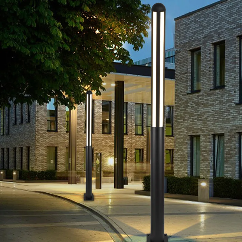 Led Lamp Led Street Lamp Outdoor IP65 Waterproof LED Lawn Light 85-265V Landscape Trihedral luminescence Street Lamp For Villa Door Road Paht Decoration