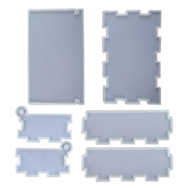 Epoxy Crystal Resin Silicone Mold 1 Set Resin Storage Box Mould for DIY Home Decoration Jewelry Making Drop shipping