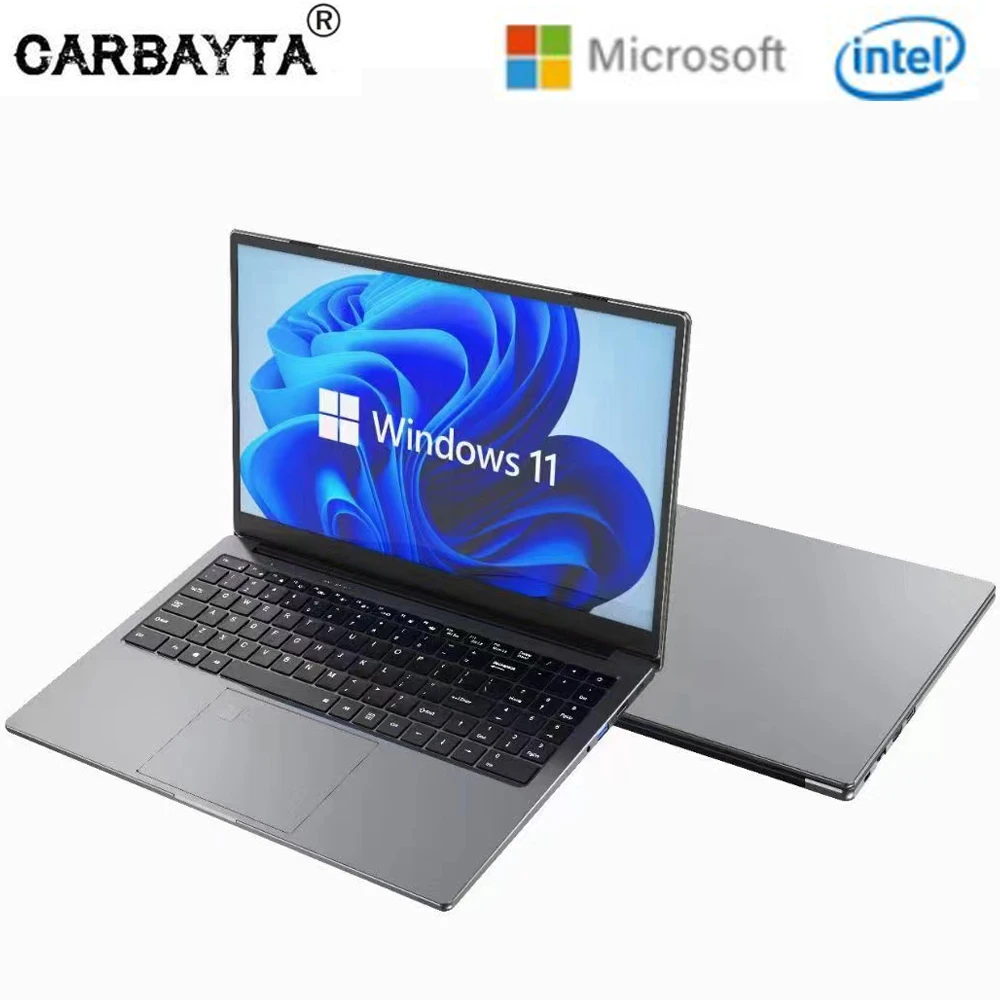 

2022 CARBAYTA Gaming Laptop 15.6 Inch IPS Intel Core I7-9750H 10750H Ultraslim Notebook RJ45 HDMI Type-C 65W Windows 10 11 Pro