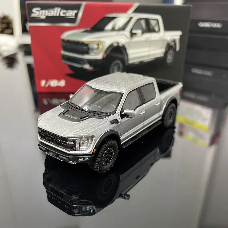 1:64 뉴 마스디 스 포드 F-150 랩터 시뮬레이션 합금 다이캐스트 자동차 모델 맞춤형 어린이 장난감 컬렉션 선물 장식품
