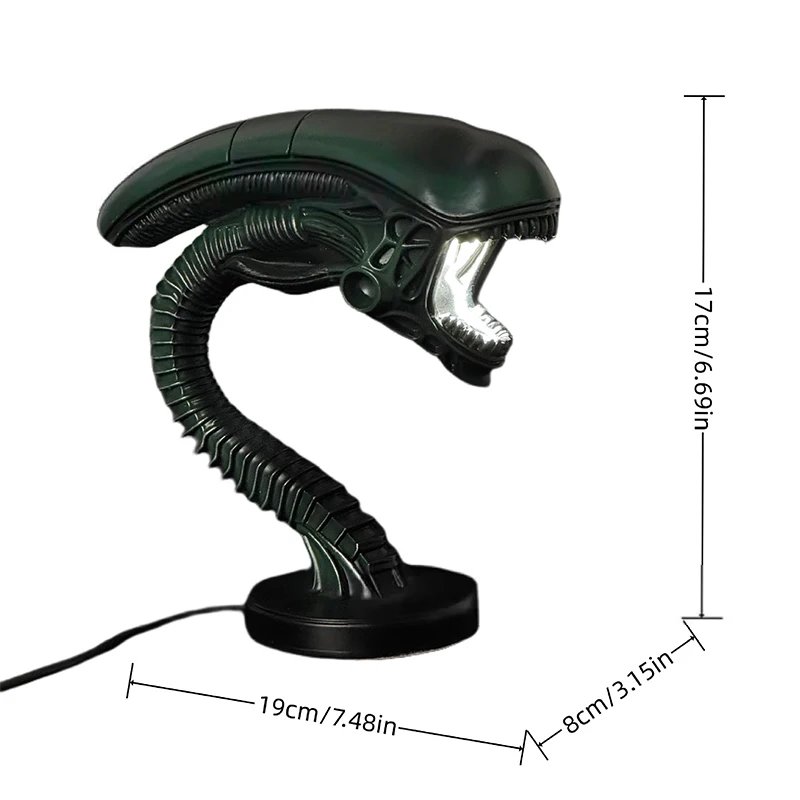 Interesting Alien Creature Lamp Stand Bedroom Home Decor Lamps Resin ...