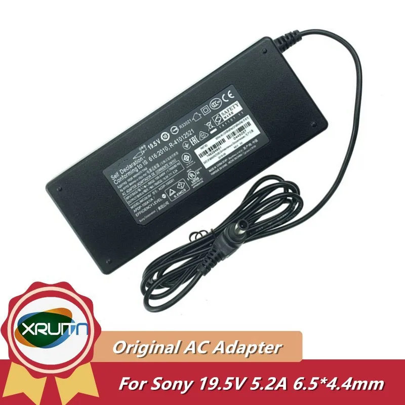 Caricabatterie Adattatore Ac Dc Originale 19.5V 5.2A Per Sony Led Tv Kdl-50W805B 43 W800C Bravia Acdp-100D01 Acdp-100E03 Alimentatore
