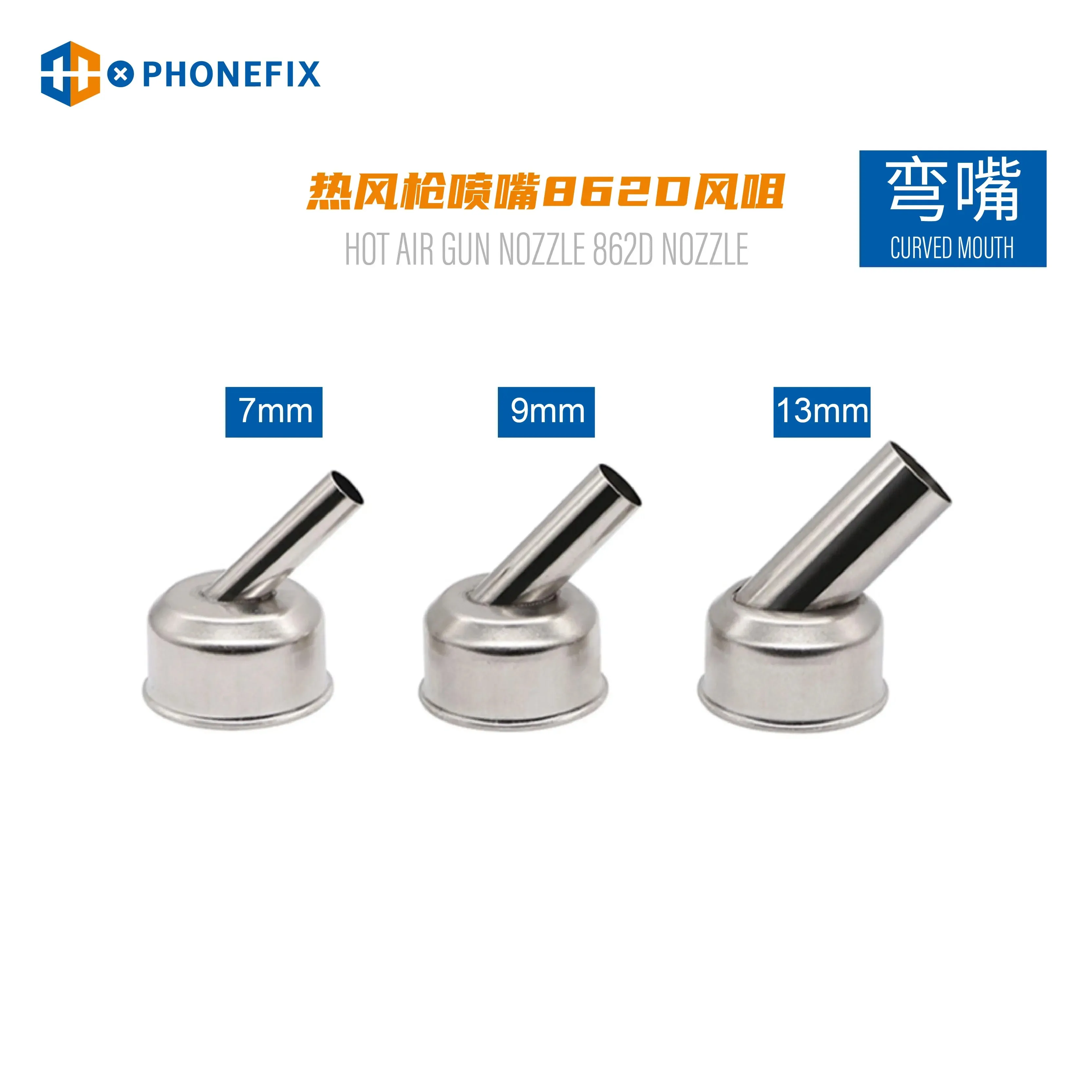 Original ATTEN ST-862D Heat Gun Handle Hot Air Gun Nozzles Desoldering Heating Element Transformer for PCB SMD Soldering Repair