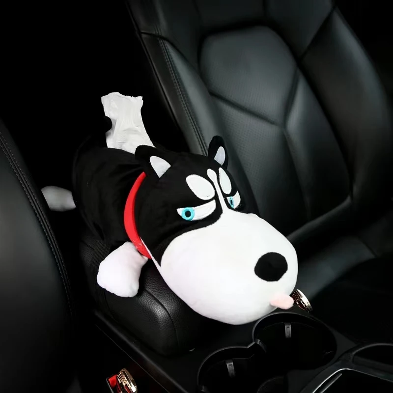 thumbnail image 1 of Nueva y creativa caja de pañuelos para reposabrazos de coche con dibujos de animales bonitos, caja de pañuelos de cuero, productos para el interior del coche, accesorios para el coche, decoración del, 1 of 5
