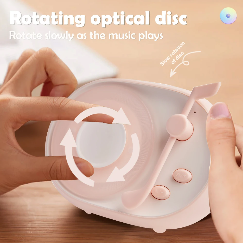 Retro Wireless Bluetooth Speaker Portable Sleep Night Light Vintage Music Player USB Charging Home Office Decor Atmosphere Light