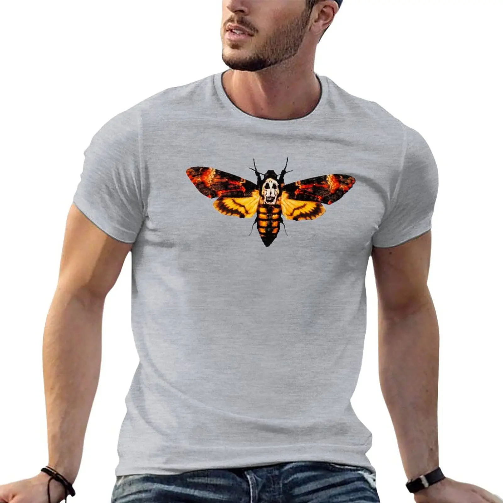 

Silence of the Lambs Deaths Head Moth T-Shirt for a boy sublime sports fans plain black t shirts men