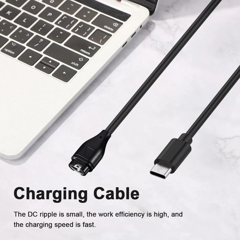 Garmin Forerunner 265/265S/965 용 손목 시계 충전 케이블, C타입 인터페이스 교체 스마트 워치  액세서리-Freehip.co.kr