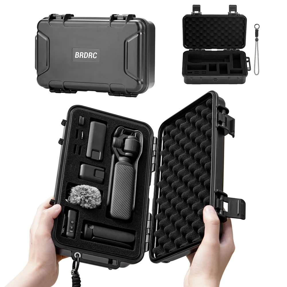 For DJI Osmo Pocket 3 Hard Carrying Case Portable Storage Bag Waterproof Explosion-proof Handbag Carrying Bag Camera Accessories