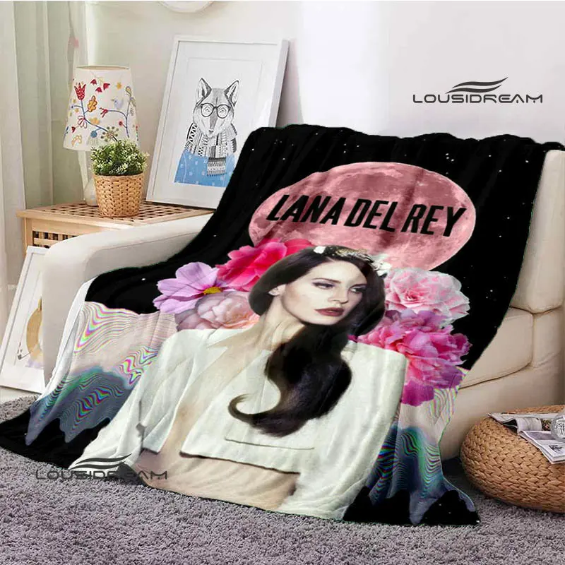 Lana Del Rey Retro Printing blanket Children's Warm blanket t Flange blanket Home travel blanket bed linings Birthday Gift