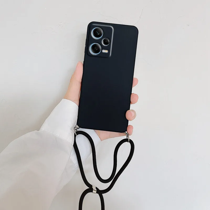 Crossbody Lanyard Soft Silicone Phone Case