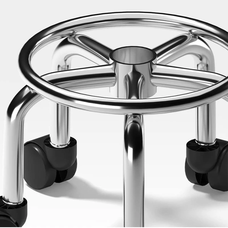 Description Picture 6 of itemHousehold Pulley Stool Chair Portable Footrest Universal Wheel Stool Rotating Low Stool Children Stool Living Room Sofa Stools