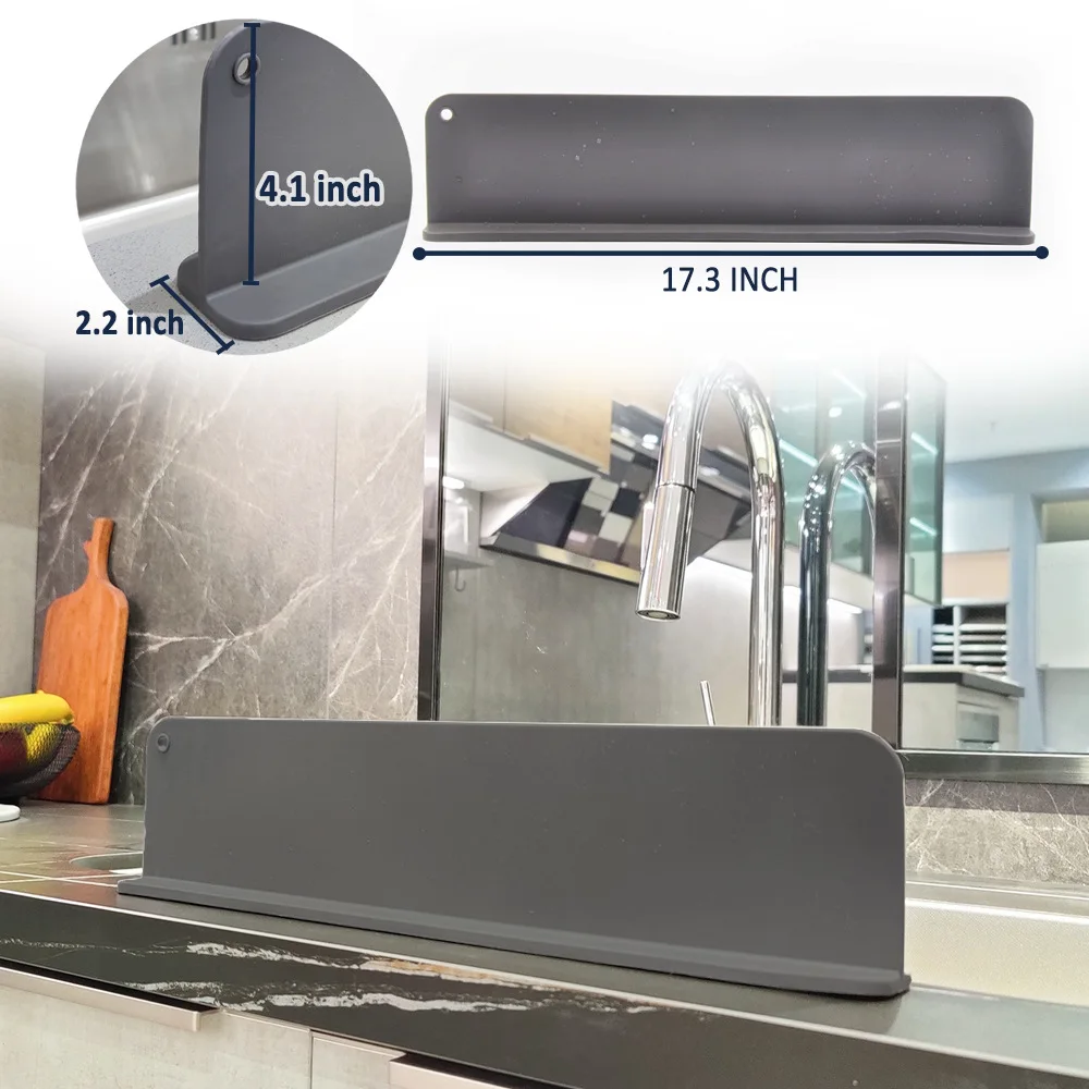 1PcNewArrivalKitchenSinkWaterSplashGuardswithSuckerWaterproof