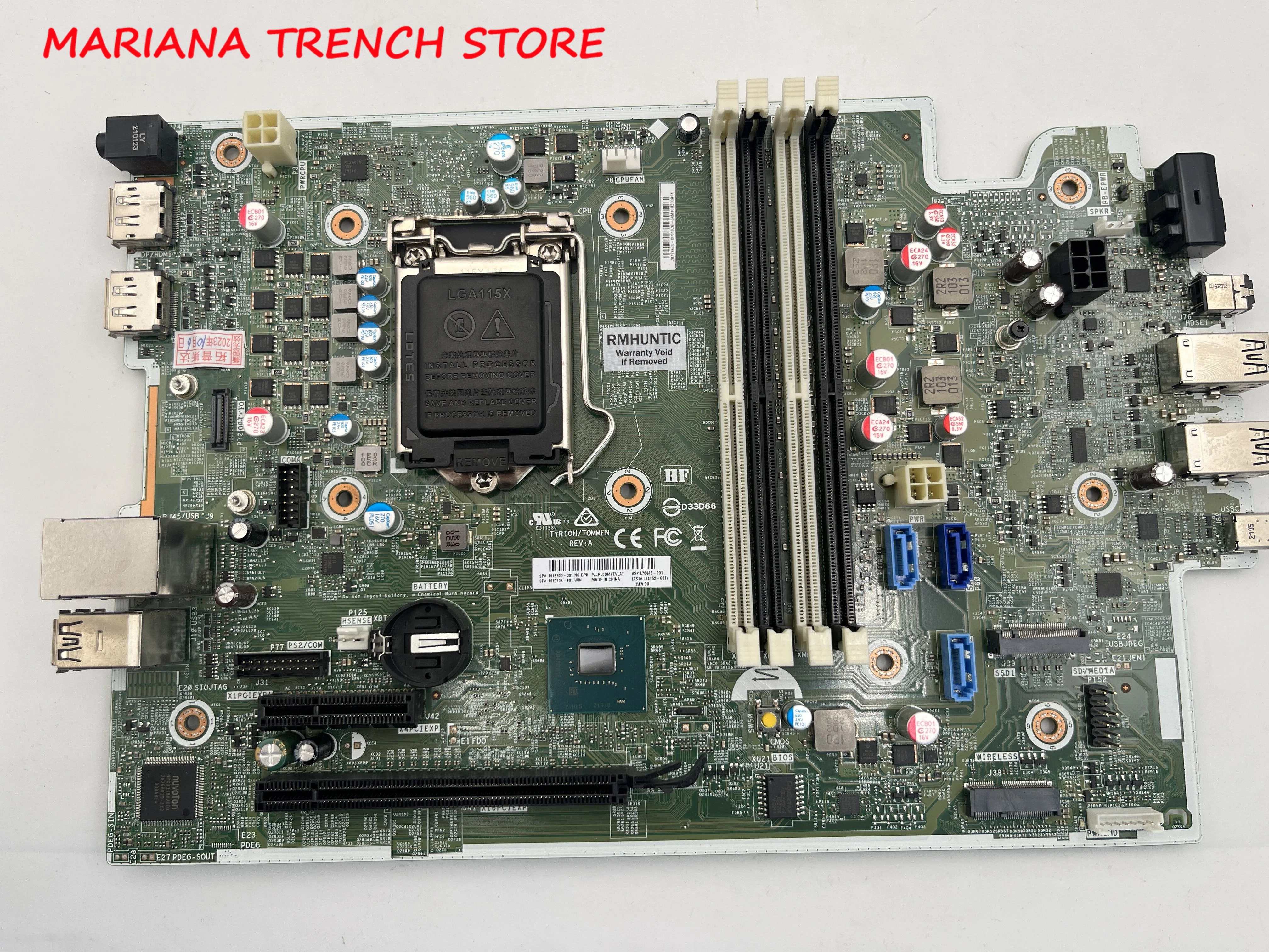 M12705-001 L76446-001 Per Scheda Madre Pc Hp Prodesk 600 G6 Sff