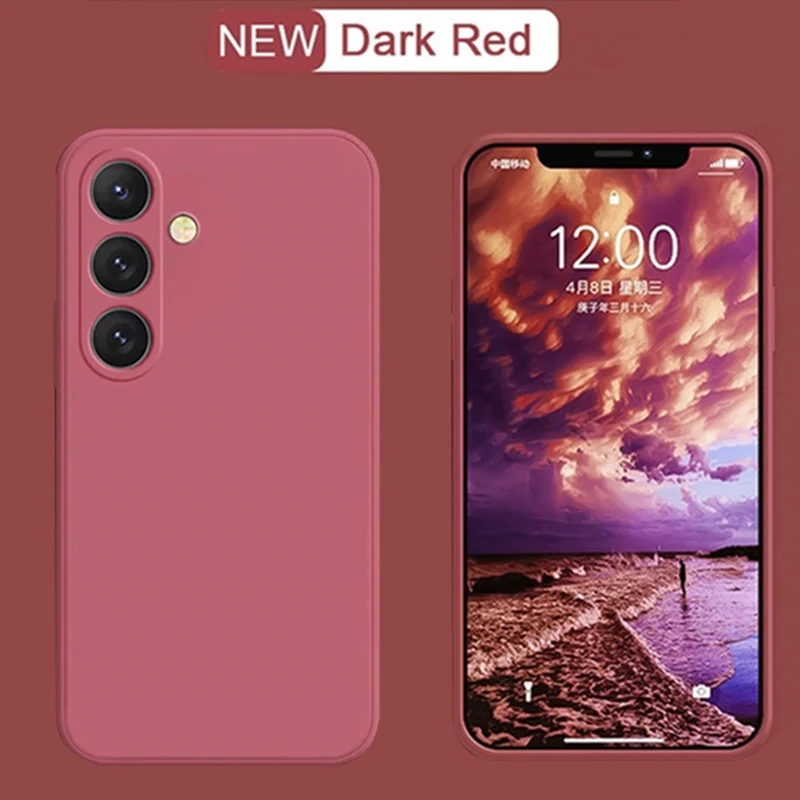 Premium Soft Silicone Protective Phone Case - Durable Thick Solid Cover