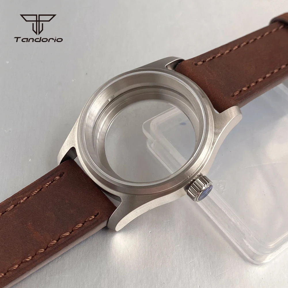 Stahl 36mm/39mm Piloten-Uhrengehäuse+Armband Saphirglas Passend für NH34 NH35 NH36 NH38 Miyota8215 8205 ETA2824 PT5000 ST2130 Felduhrenteile – Detail 15
